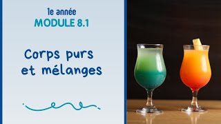 Corps purs et mélanges