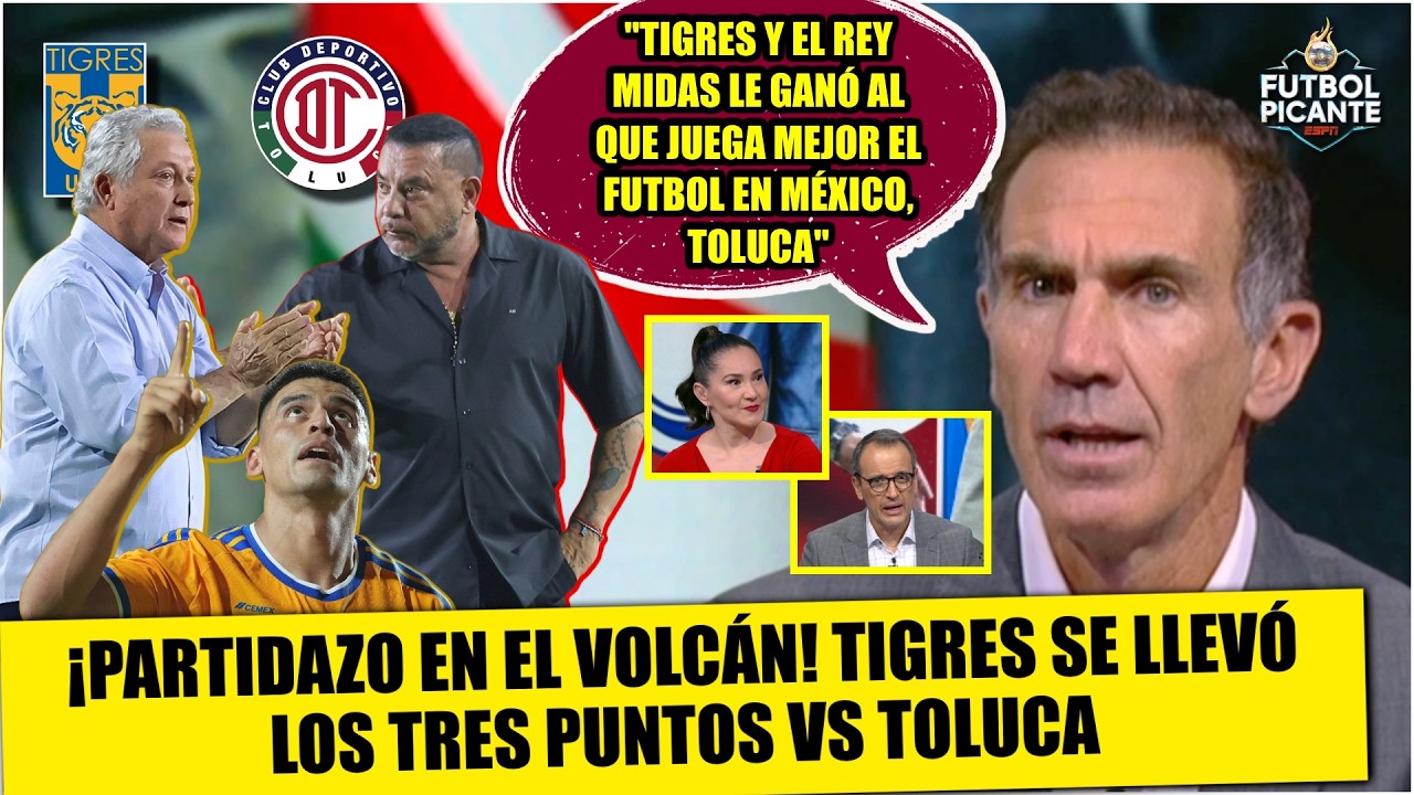 ¡LOS TIGRES RESURGIERON! Vencen al TOLUCA con sello VUCETICH. Sueñan con LIGUILLA | Futbol Picante