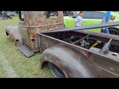 WW Rumble at the Ranch 2024 Jacksonville Florida Awesome International Rat rod pickup truck