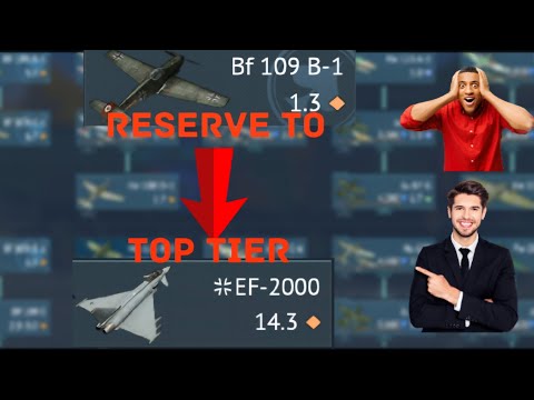 Reserve to top tier CHALLENGE | German Fighter line