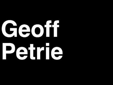 How to Pronounce Geoff Petrie Sacramento Kings NBA Basketball GM General Manager Interview Fired