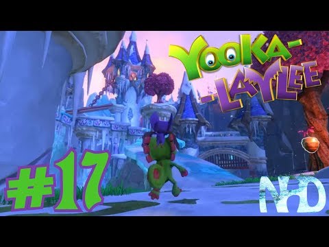 Let's Play Yooka-Laylee (pt17) Glitterglaze Glacier - Slippery Climb