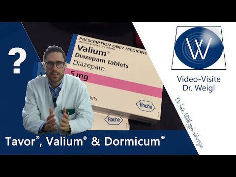 Droge oder Medikament? Im Check: Benzo Tavor (Lorazepam), Valium (Diazepam) & Dormicum (Midazolam)