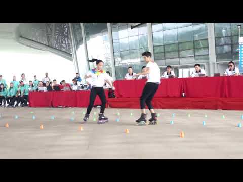 World Roller Games 2017 ( WFSC) / Pair / Hsieh Mu - Lun & Chui Yin - Hsuan - 6 place