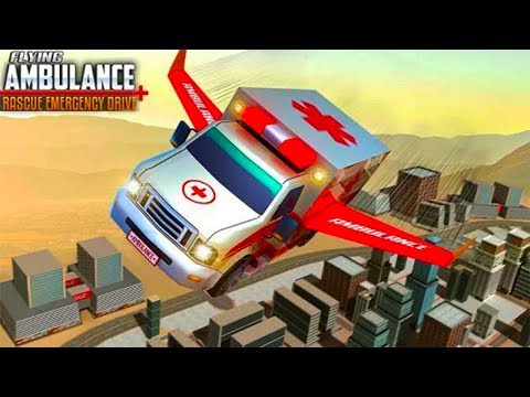 Flying Ambulance Rescue Emergency Drive ▶️ Android GamePlay HD - Ambulance Rescue Games Android