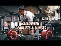 Halloween Paused Deadlifts FT. 225lb Lunges & Rammstein