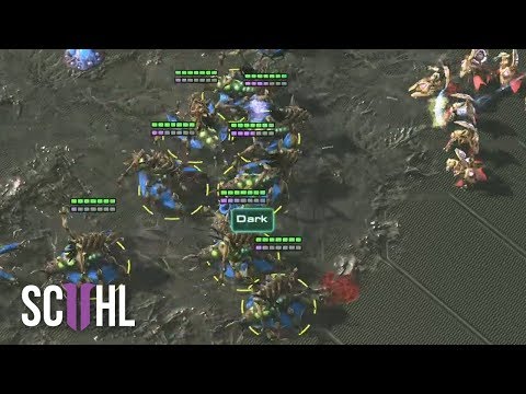 10+ Queens Nydus Push - Starcraft 2: Classic vs Dark
