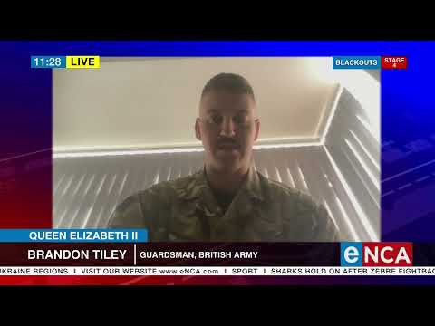 The South African who stood guard at Queen Elizabeth II's funeral