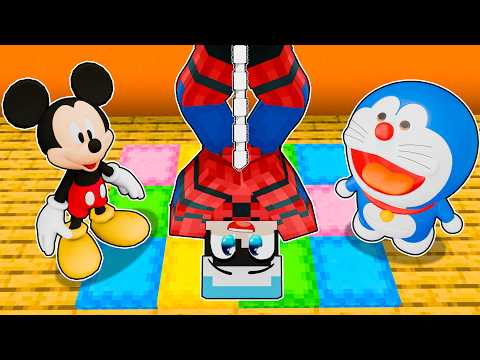 ماين كرافت لكن جمسه صار سبايدر مان !!؟ 🕷️🤯