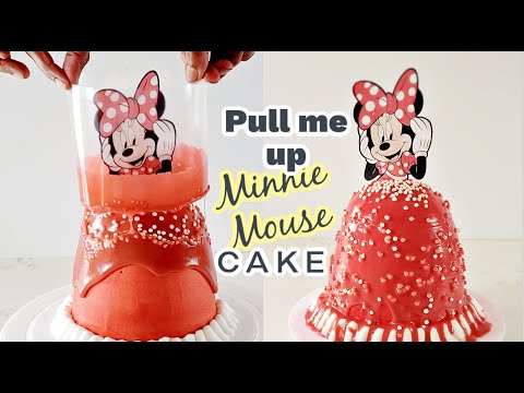 How to make Pull me up doll Cake | Best Trending | Minnie Mouse cake | Tsunami cake | Lava Cake