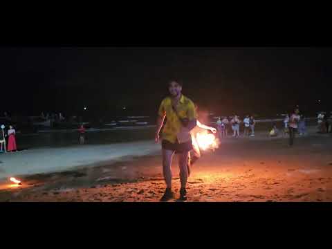 Amazing Fire Show @ Ao Nang Beach, Krabi, Thailand 🇹🇭 (2)