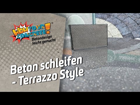 Beton schleifen - Terrazzo Style