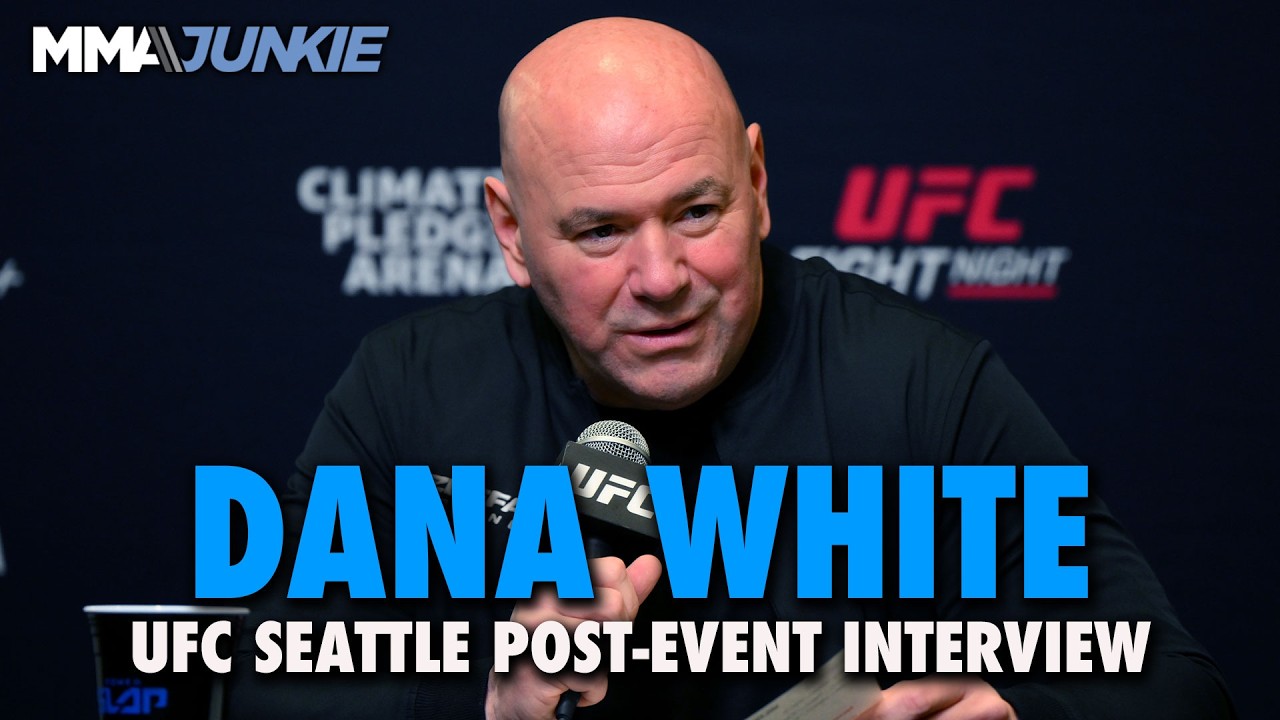 Dana White reacts to Israel Adesanya's loss, Grasso's finish, AI complaints | UFC Seattle