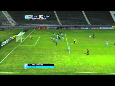 Gol de Achucarro. Unión (MdP) 2 - Chacarita 1. Fecha 23. B Nacional 2015. FPT