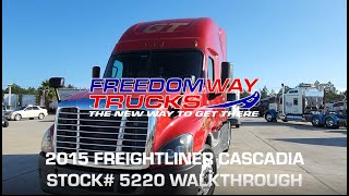 Stock# 5220 - 2015 Freightliner Cascadia