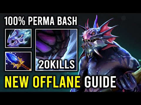 NEW OFFLANE SLARDAR GUIDE 100% Perma Bash Stun Brutal Hit Like a Truck Imba Dota 2
