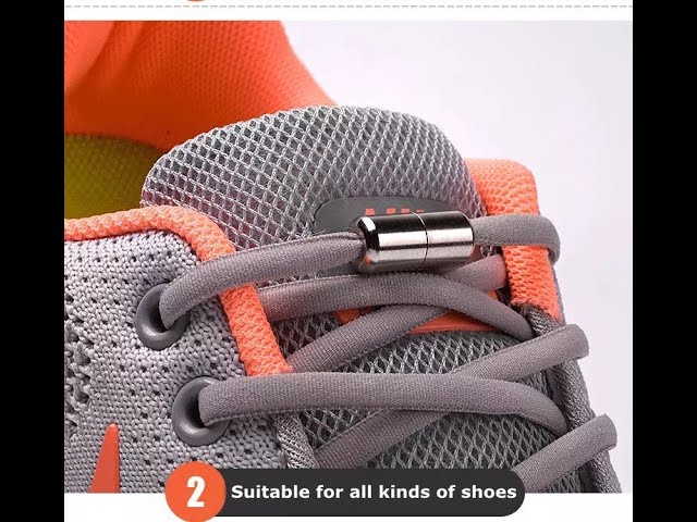 Vídeo relacionado con Cordones Brillo Elástico Personas Luminosas Zapatos Luz Juvenil Tejer Nylon Luminoso Cinturón Arco Iris Cordones Redondo, naranja, Talla única para todos