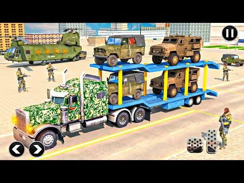 Us Army Vehicle Transporter Truck : Military Games #GamePlay