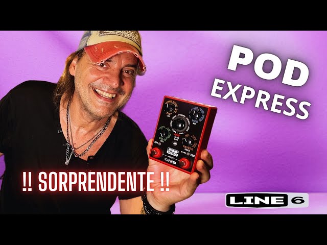 Vídeo relacionado con Line 6 POD Express, pedal procesador de amplificadores y efectos para bajo con 7 modelos de amplificadores, 16 modelos de efectos, 21 presets y controles simples, ligero, compacto y portátil