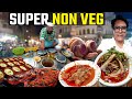 Non Veg Street Food In Surat Surti Famous 12 Handi Non Veg Street Food Jhapa Bazar Food Court