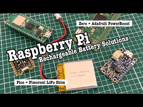 Rechargeable battery solutions for Raspberry Pi and Pico projects – PowerBoost & LiPo Shim