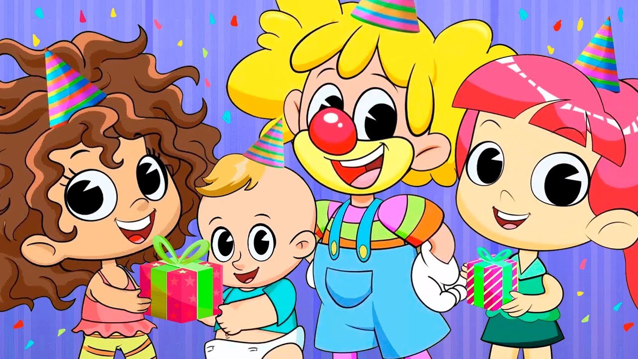 Hoy es tu cumpleaños - 2 Años 🥳 ¡Feliz Cumpleaños! ♫ Plim Plim ♫ Canciones  Infantiles 