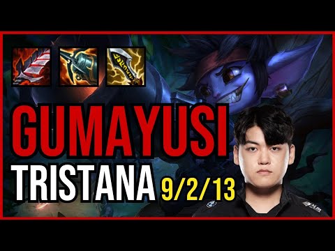 GUMAYUSI - TRISTANA vs DRAVEN ADC - KR Challenger - Patch 11.7