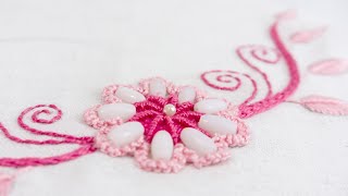 Embroidery Designs for Neckline | DIY Stitching Tutorial | HandiWorks#113