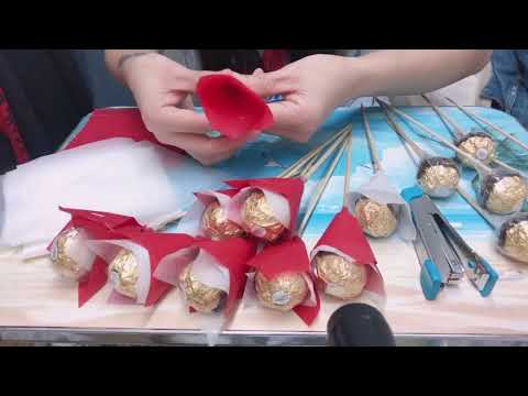 CHOCOLATE BOUQUET   FERRERO ROCHER  DIY GIFTS IDEA