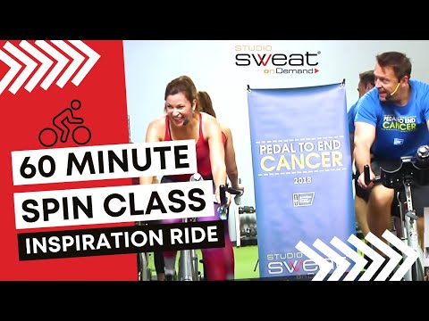 60-Minute Spin® Class! Free Inspirational Indoor Cycling Workout (Pedal to End Cancer Ride)