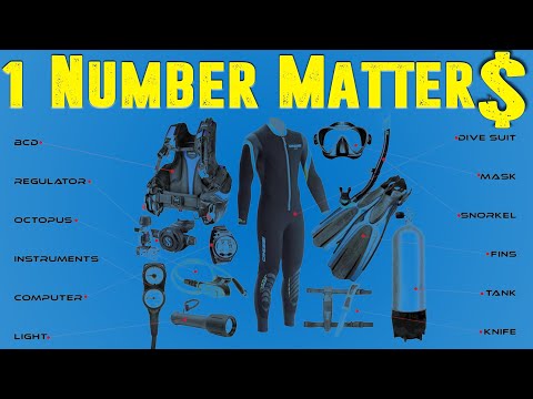 Scuba Diving GEAR COST: The 1 Number you need to know!