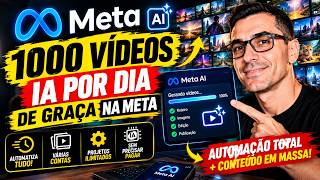 Como Criar 1000⁨⁩ VÍDEOS com IA GRÁTIS na META e Automatizar Tudo