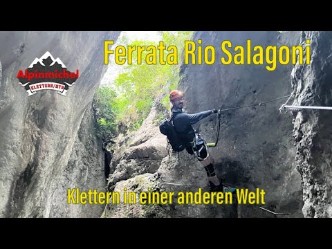 Klettersteig am Gardasee/ Ferrata Rio Salagoni