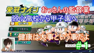 おっさんのパワプロ（栄冠ナイン）監督業始めます。