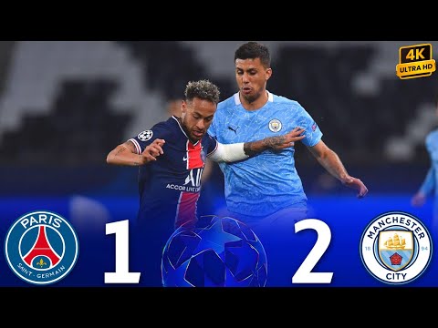 Madness Match 🔥 Paris Saint-Germain vs Manchester City 1-2 🔥 UCL 2020-2021 | Extended 4K Highlights