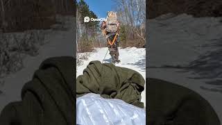 Snowy Forest Adventure | Unexpected Encounters & Camp Life!