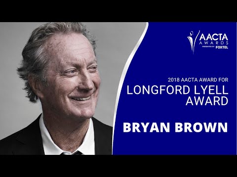 Bryan Brown receives the AACTA Longford Lyell Award | 2018 AACTA Awards