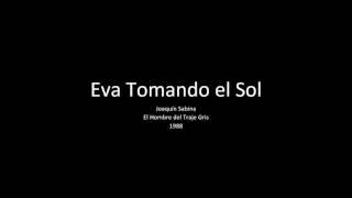 Eva Tomando el Sol - Joaquín Sabina