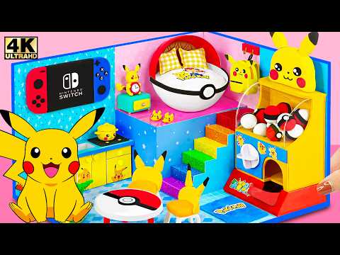 How To Make Pikachu House in Real Life with Pokémon Vending Machine from Clay ❤️ DIY Miniature House