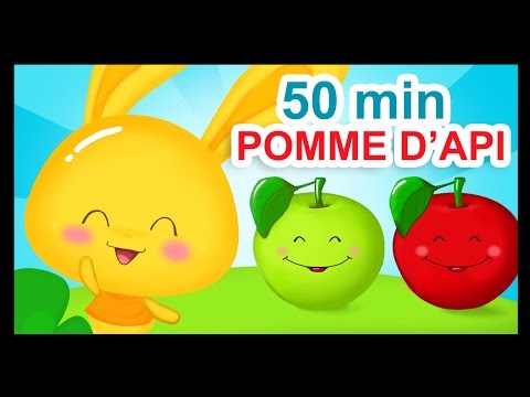 Pomme de reinette et pomme d'api - 50 min de comptines Titounis Video
