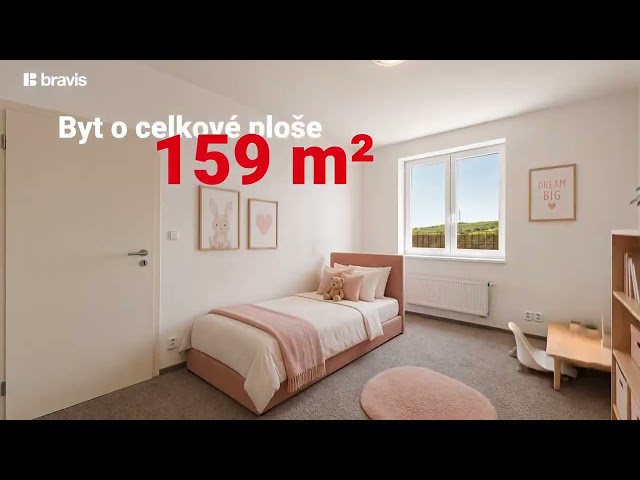 Výjimečný byt 4+kk se střešní terasou 50 m², ul. U Leskavy, Brno – Starý Lískovec, parkovací staní