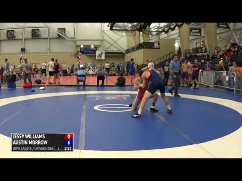 66kg f, Match 2, Austin Morrow, NYAC/NMU vs. Jessy Williams, NYAC/NMU