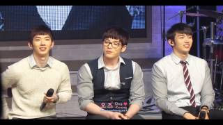 120313 2AM 권 창민 슬옹 쇼케이스 시작전