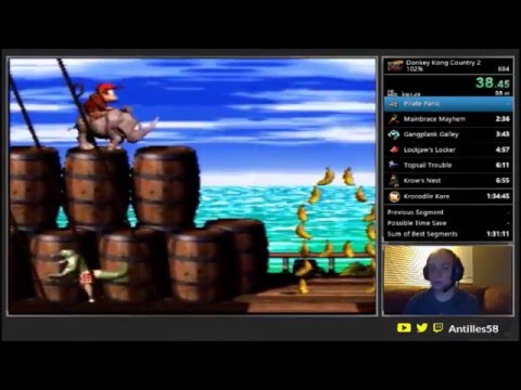 Donkey Kong Country 2 | 102% Speed Run | 1:33:52