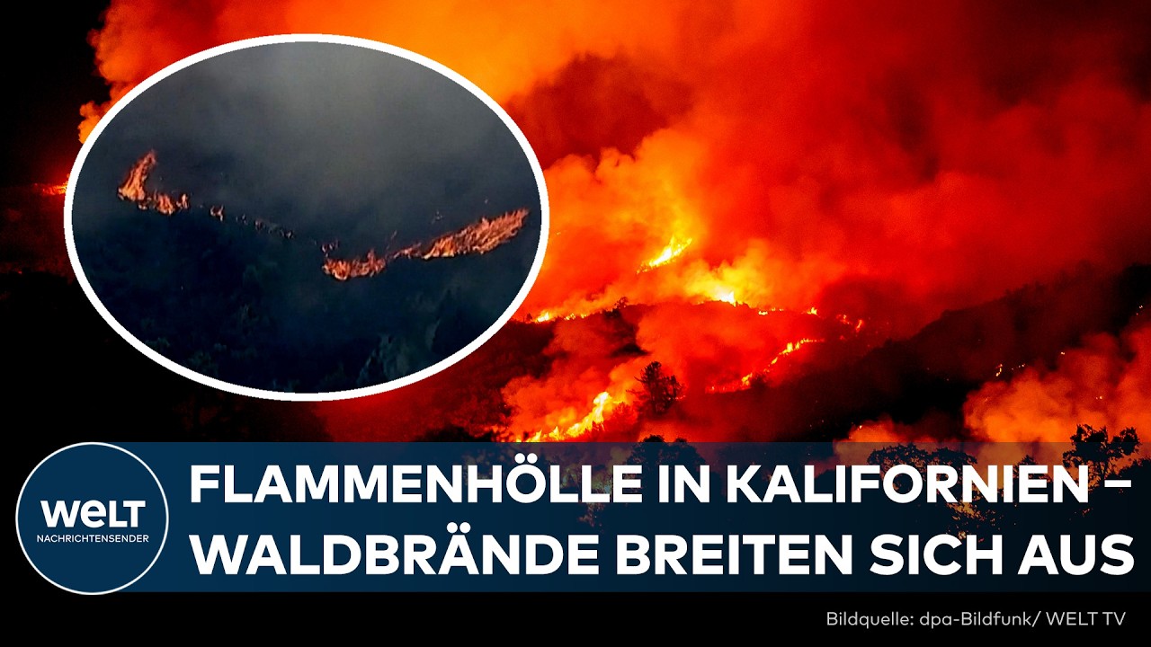 WALDBRÄNDE IN KALIFORNIEN: Häuser zerstört! Einsatzkräfte kämpfen – die Flammen breiten sich aus