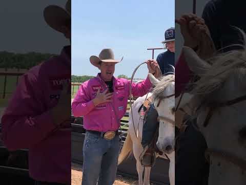 Tucking your rope is a crucial part of calf roping, as it gives you a better chance to get your