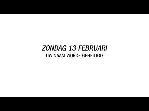 CGK Elburg | Doopdienst | Uw Naam worde geheiligd