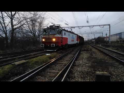 Tren de marfa CFR Marfa intra in statia Suceava cu 474-035-9 - 03.01.2021