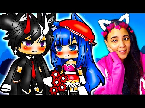 💙 Her Long Blue Hair 💙 Gacha Life Mini Movie Love Story Reaction