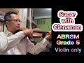 Sugar With Cinnamon Lavildevan ABRSM Grade 5 C7 Violin Only Practice With Metronome